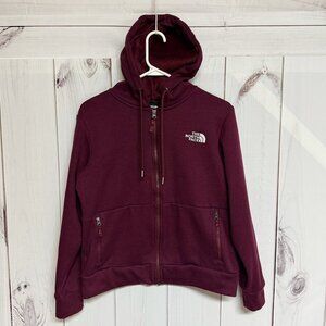 The North Face Full-Zip Hoodie Sweatshirt Women’s Medium Boysenberry EUC